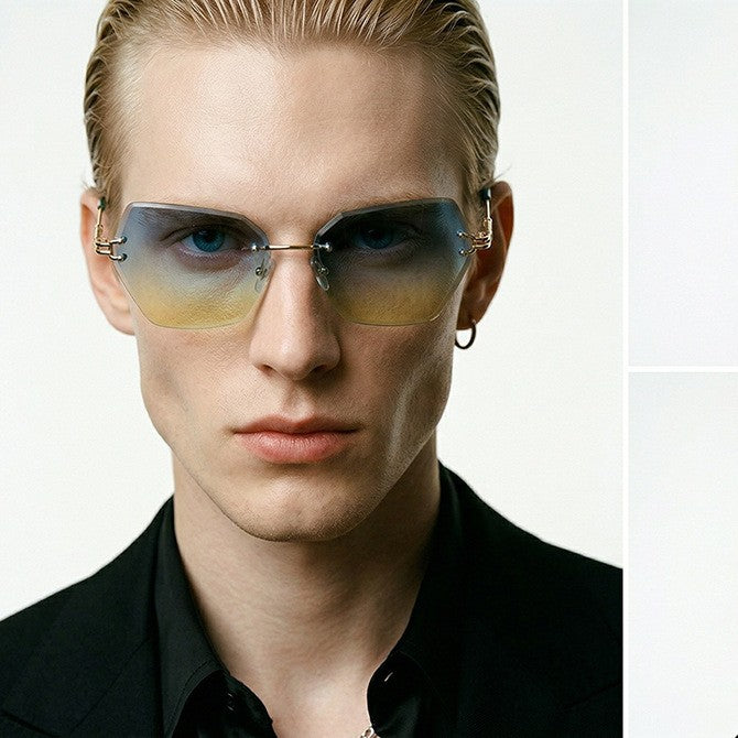 Women's modern sunglasses with stylish hexagonal frame Stornfield