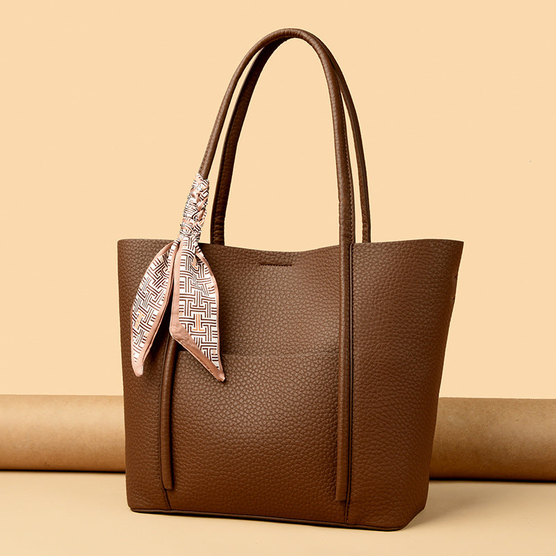 Textured Leather Tote Bag Stornfield