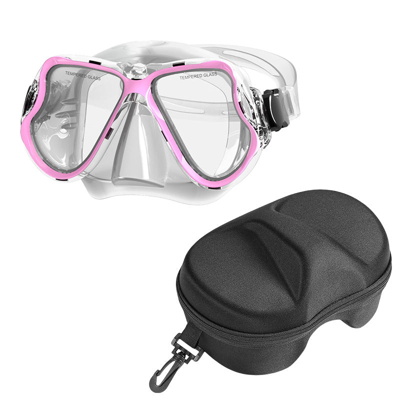 Diving mask with wide field of vision and comfortable wearing comfort Stornfield