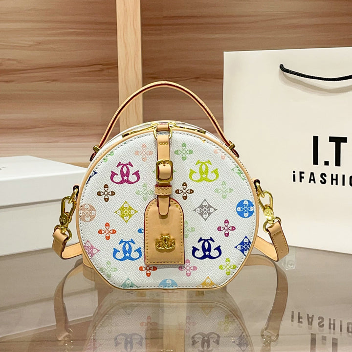 Fashionable Round Handbag