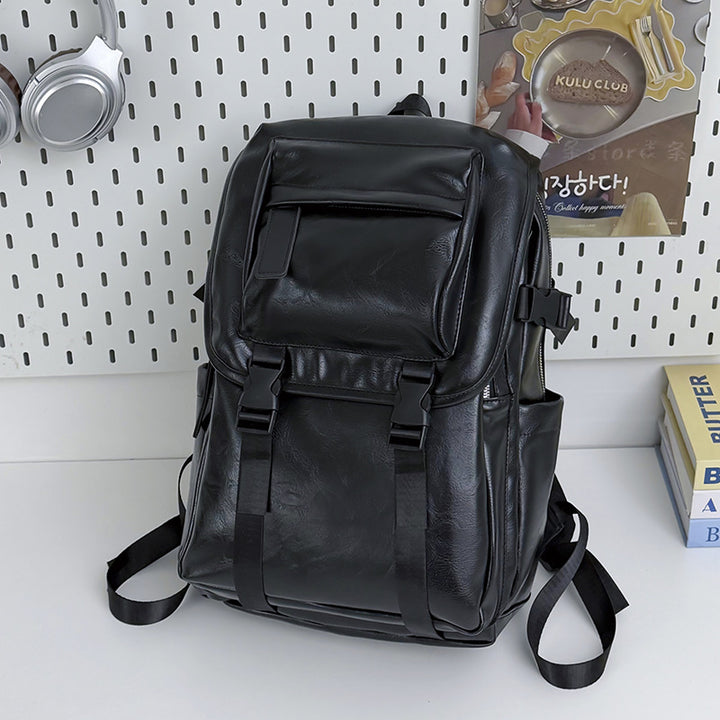 Structured Leather Backpack Stornfield