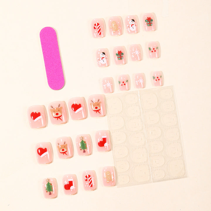 Festive Holiday-Themed Nail Art Extensions Stornfield 1789713259