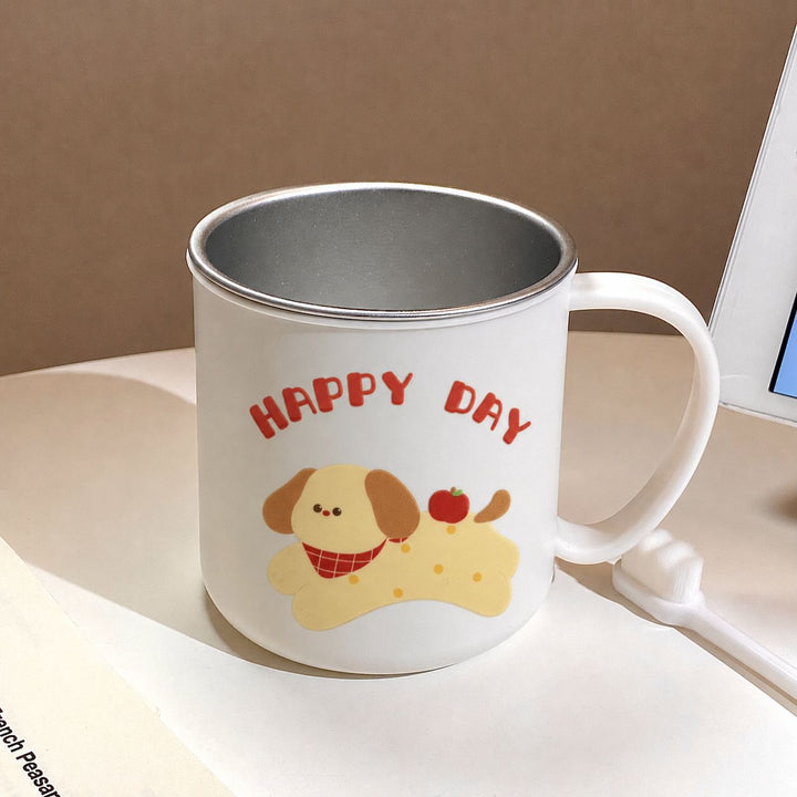 Ceramic mug with playful cat motif and cheerful inscription Stornfield
