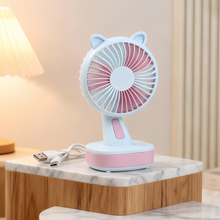 Women's Portable Table Fan with Creative Animal Ears Stornfield
