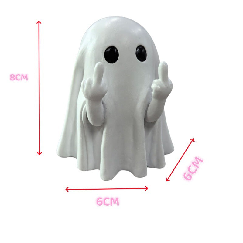 Whimsical Ghost Figurine Decoration Stornfield
