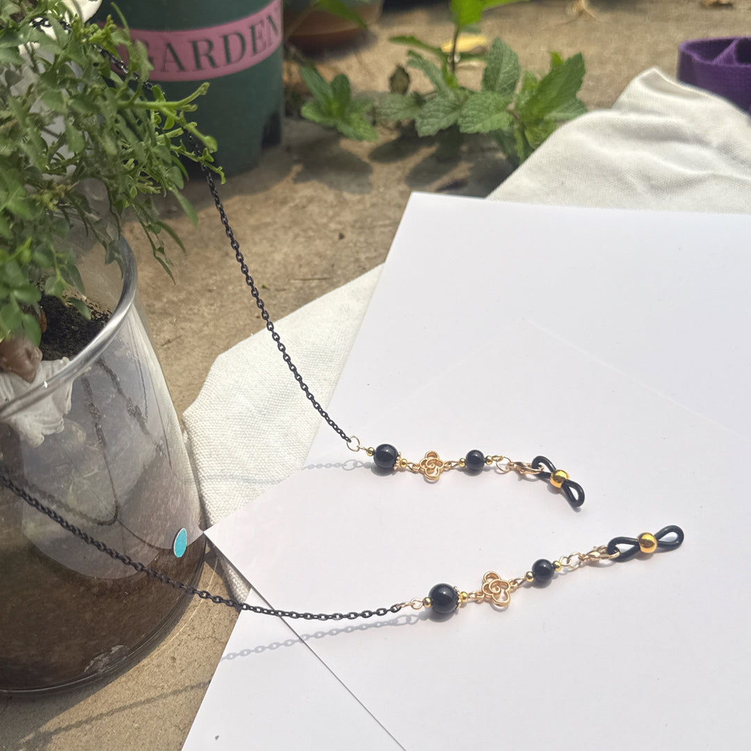 Elegant Long Pendant Necklace with Bead Accents Stornfield