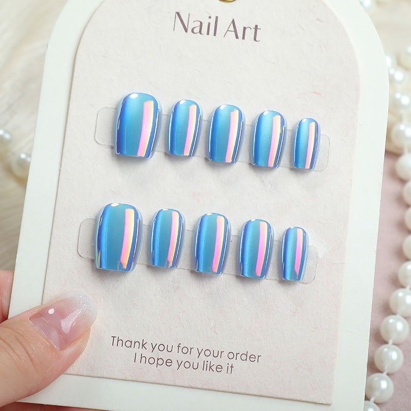 Reflective Press-On Nail Set Stornfield