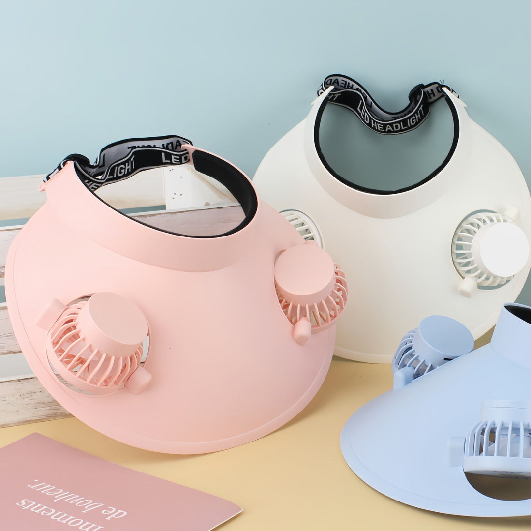 Ladies Portable Cooling Mask with Integrated Fan Function Stornfield