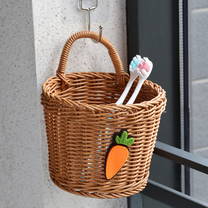 Handcrafted Woven Storage Basket with Ergonomic Handles Stornfield