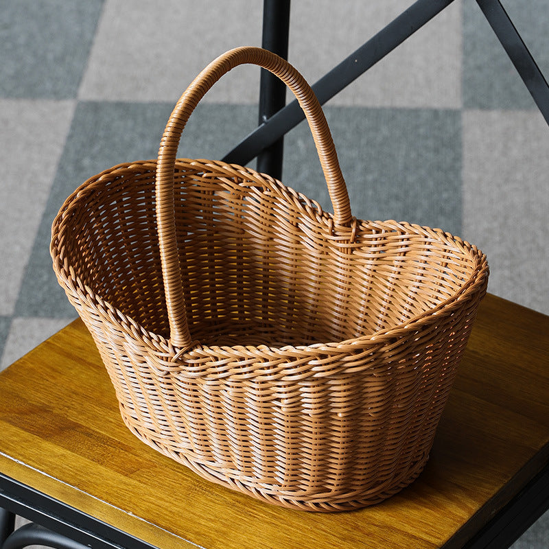 Handwoven Market Basket Stornfield
