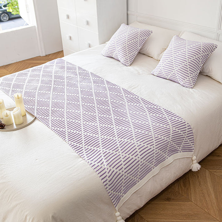Decorative Knit Throw Blanket