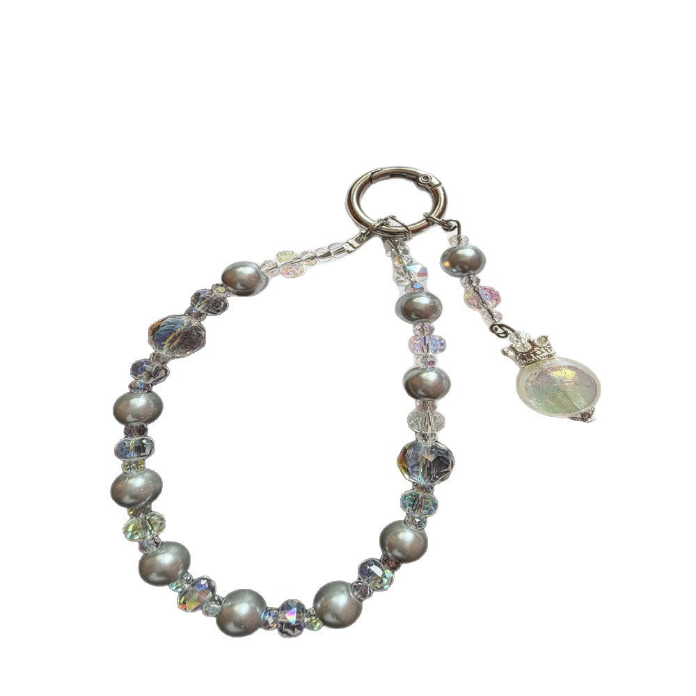 Elegant Beaded Keychain with Charm Stornfield