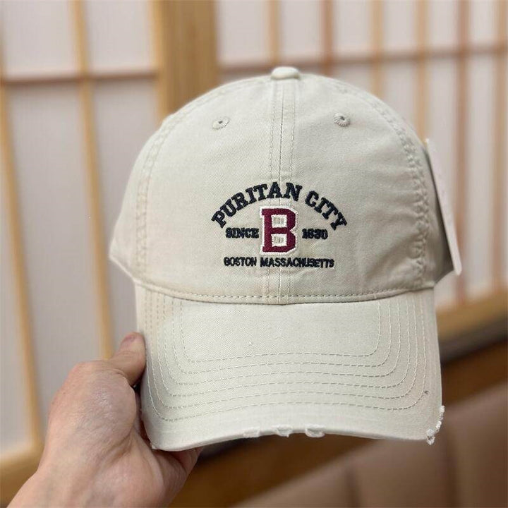 Women's Vintage Distressed Embroidered Baseball Cap Stornfield