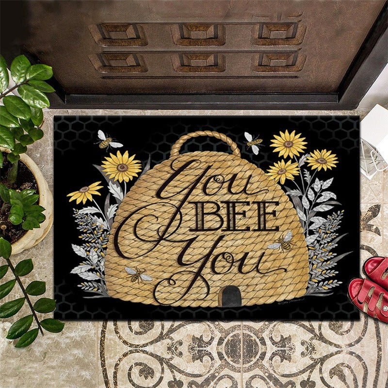 Bear-Themed Welcome Mat