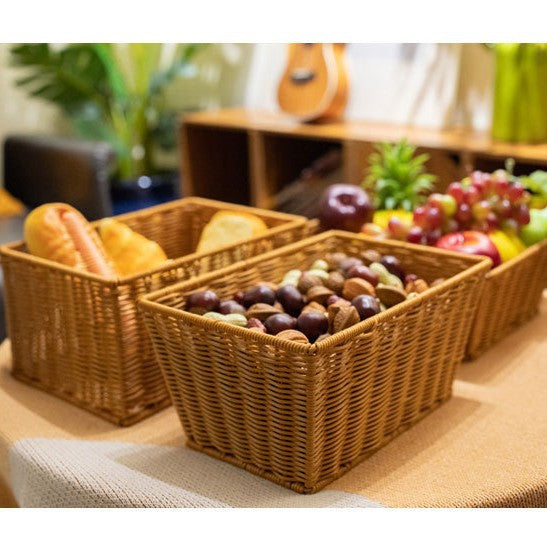 Women's rectangular basket made of woven material Stornfield