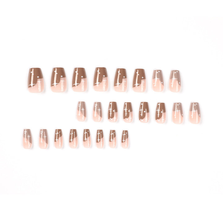 Artful Nail Extensions with Modern Color Design Stornfield