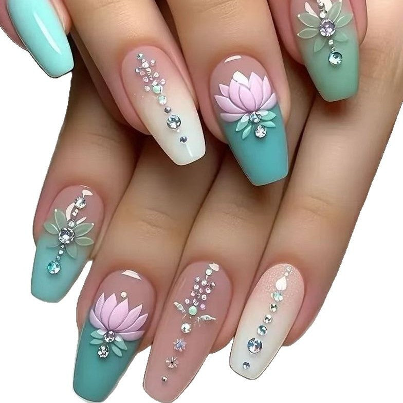 Floral Gradient Nail Art Kit Stornfield