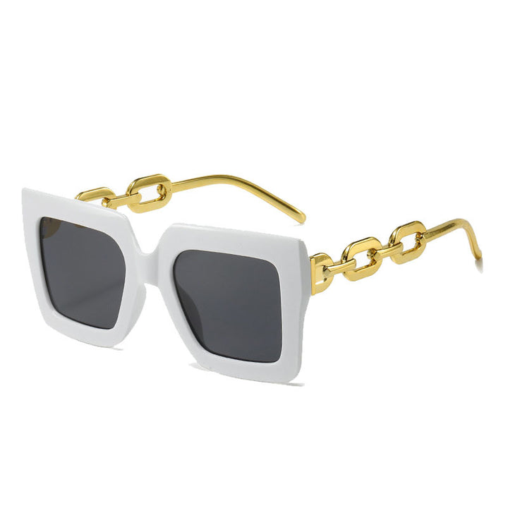 Women's sunglasses with eye-catching chain frame Stornfield