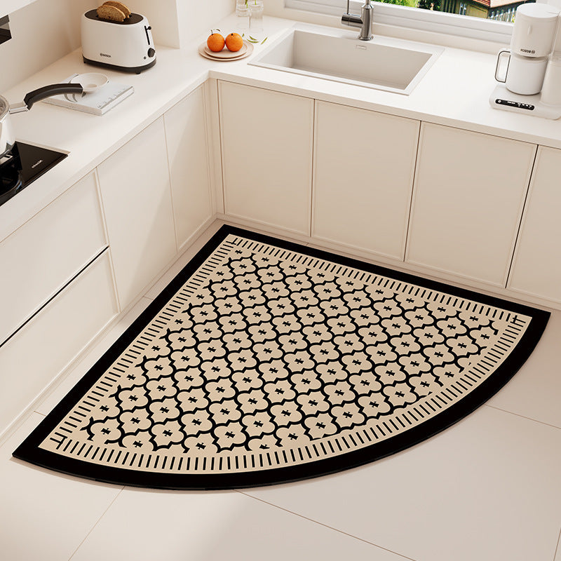 Tropical Theme Park Decorative Kitchen Mat