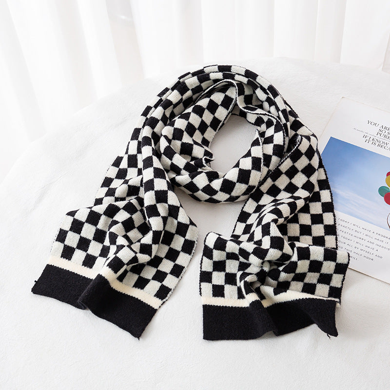 Women Stylish Check Scarf Stornfield