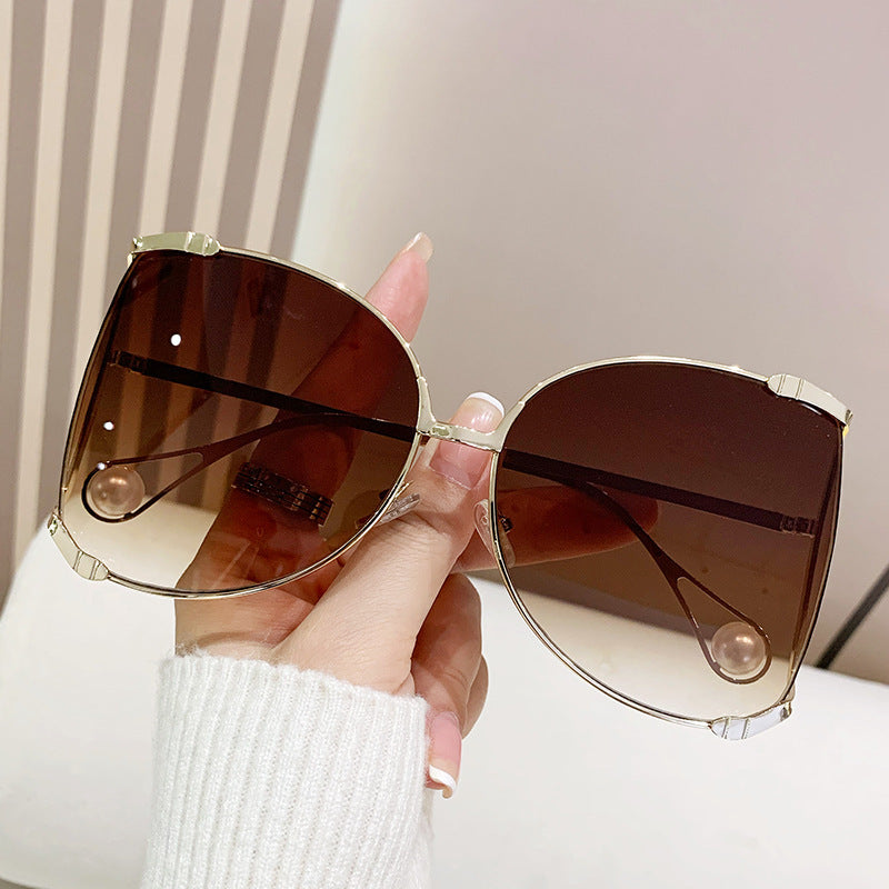 Ladies fashionable glasses with elegant pearl decor Stornfield