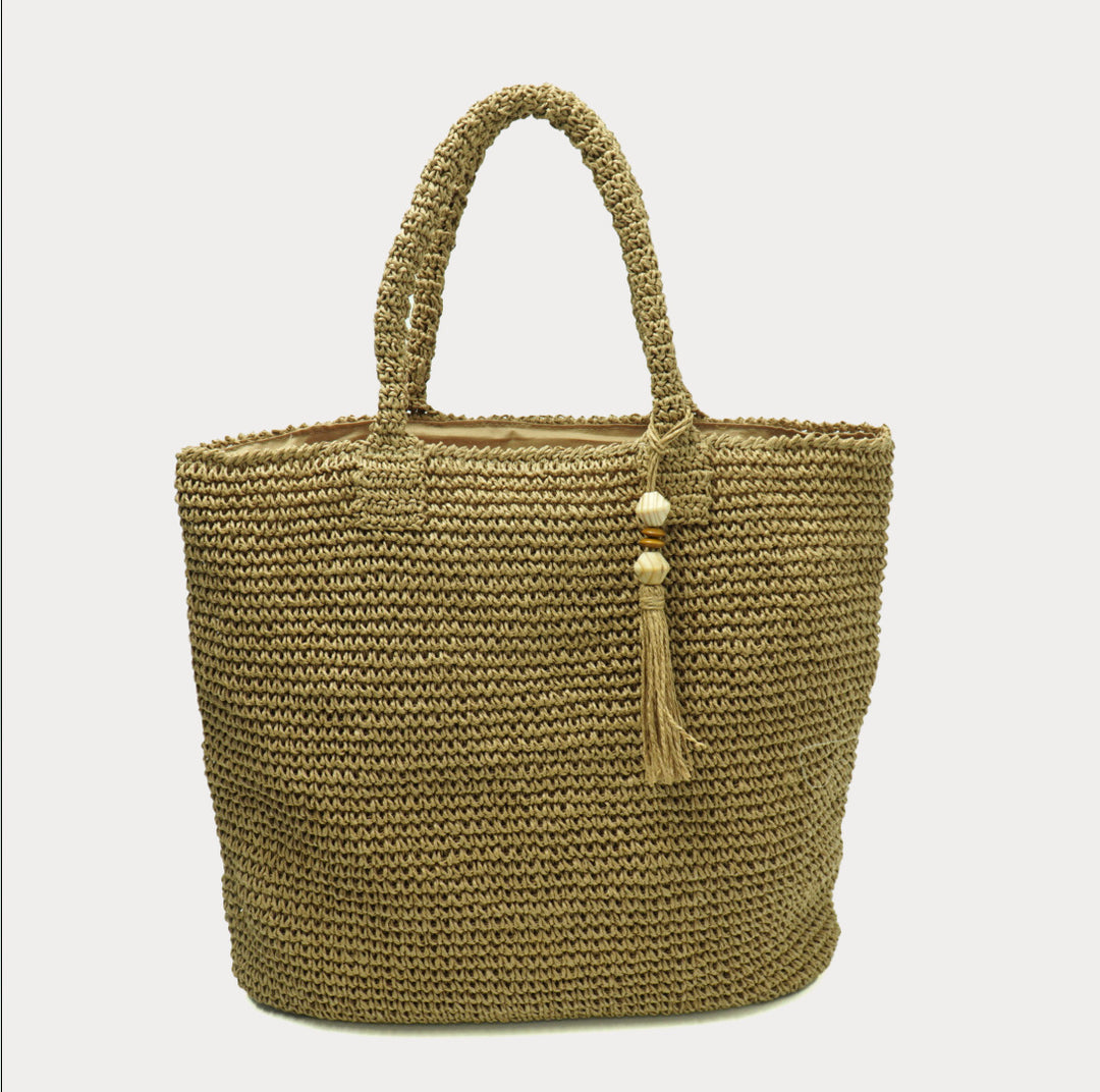 Macramé bag with tassel details Stornfield