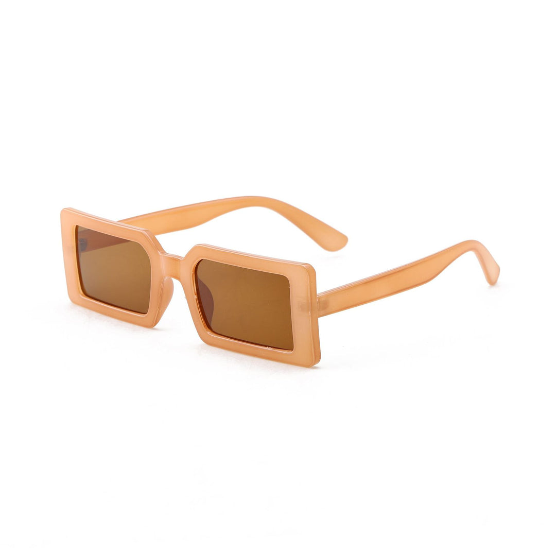 Women's square sunglasses with modern transparent frame Stornfield