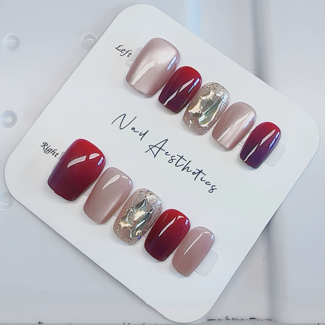 Elegant Press-On Nail Design Stornfield