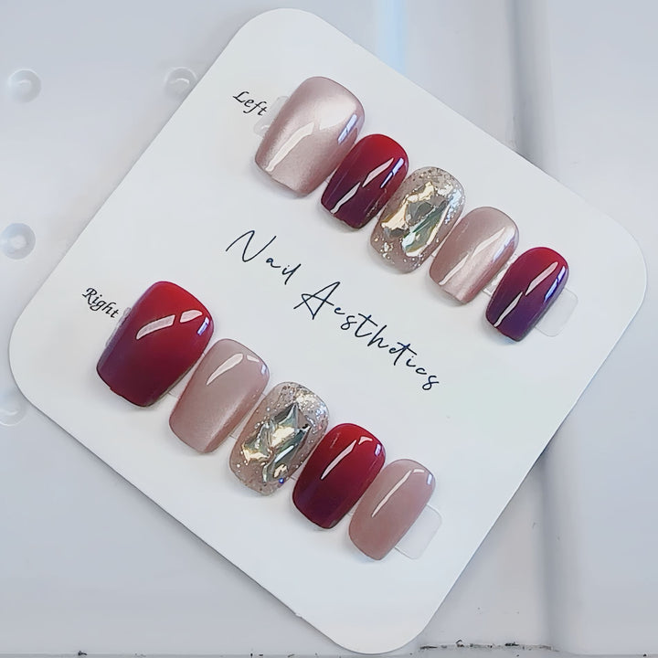 Elegant Press-On Nail Design Stornfield