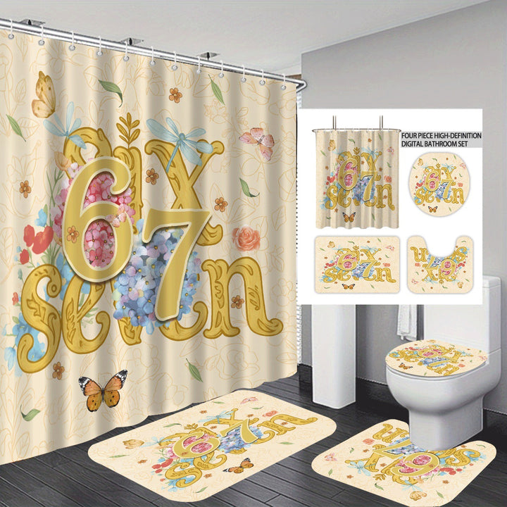 Colorful Dessert-Themed Bathroom Set Stornfield