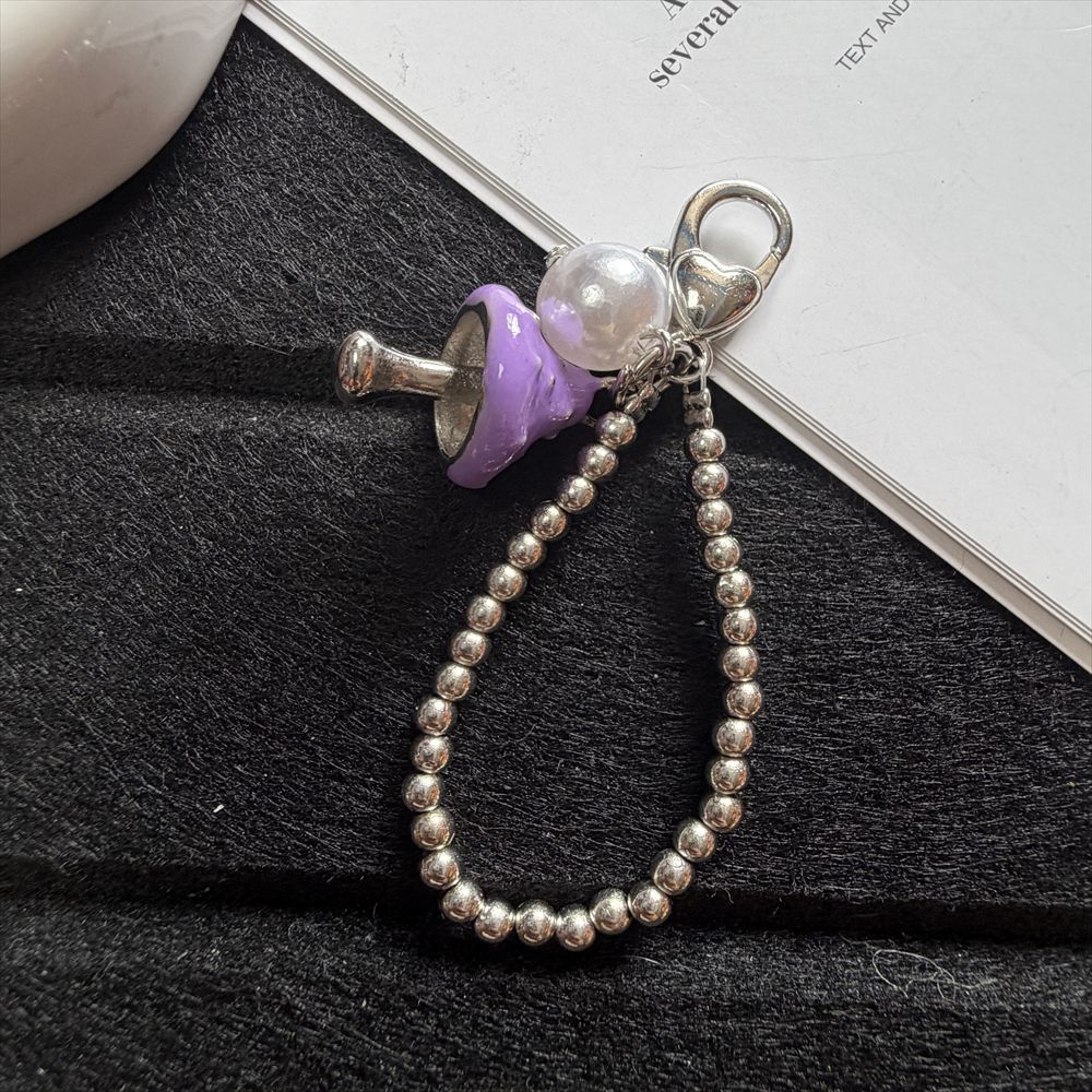 Decorative Mushroom Charm Keychain Stornfield