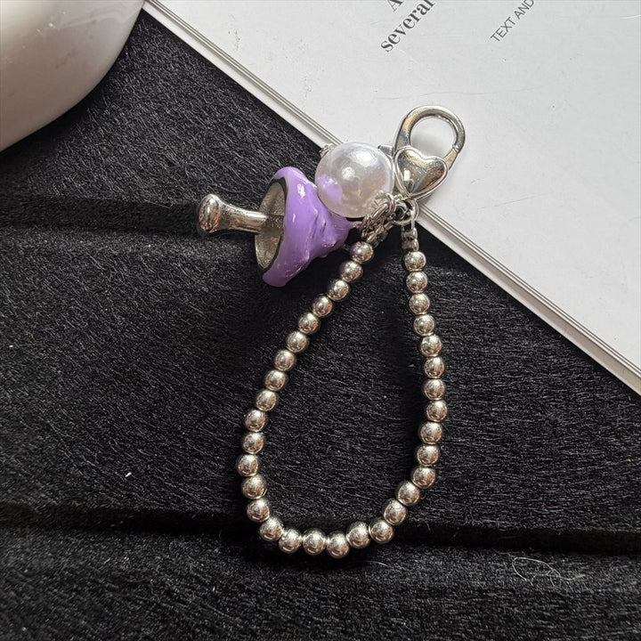 Decorative Mushroom Charm Keychain Stornfield