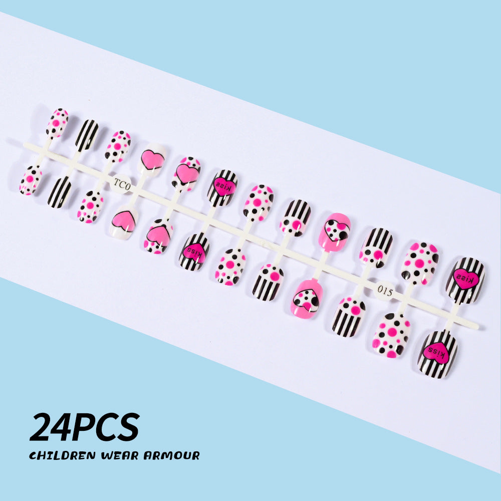Children's Fun-Themed Press-On Nail Set Stornfield