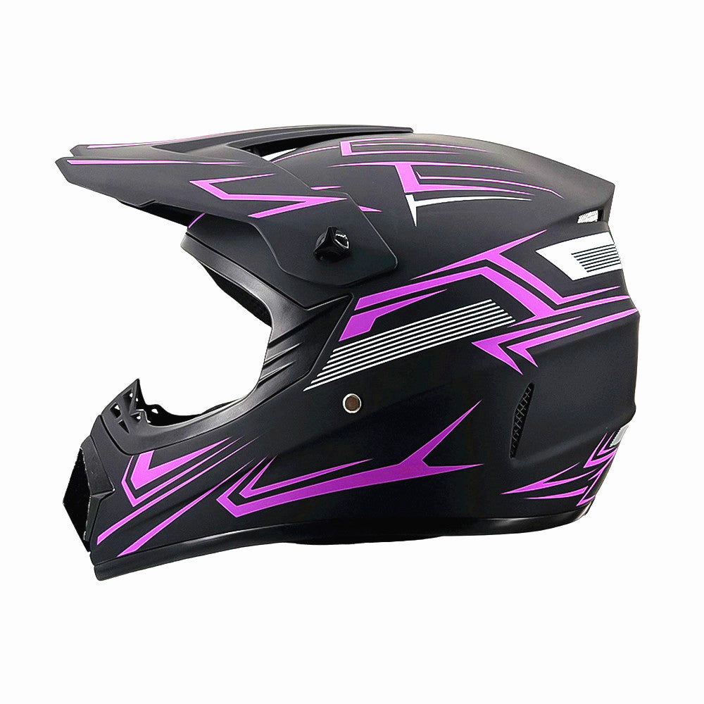 full-face motocross helmet with extended visor and reinforced chin guard Stornfield