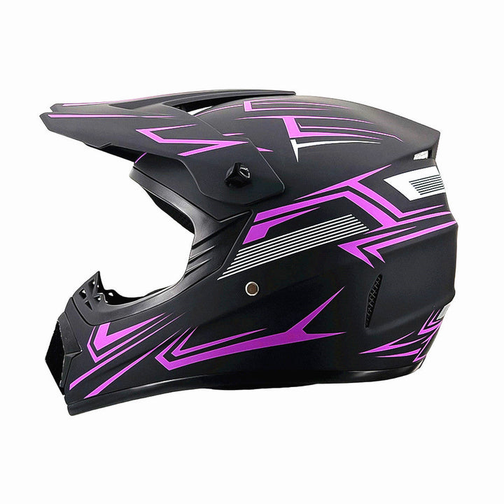 full-face motocross helmet with extended visor and reinforced chin guard Stornfield