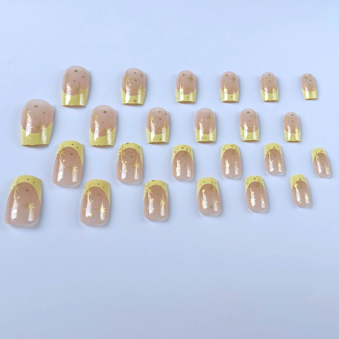 Glittery Star Accent Nail Art Set