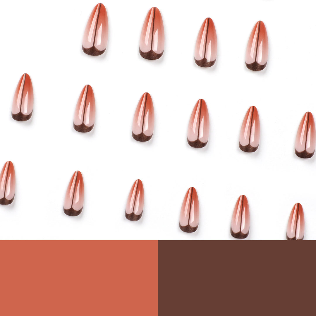 Artistic stiletto nails with trendy ombre effect Stornfield