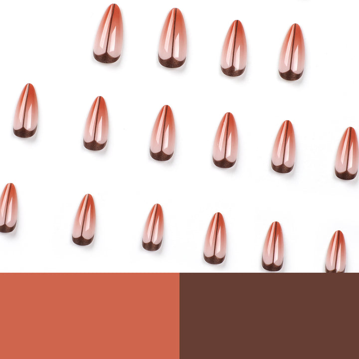 Artistic stiletto nails with trendy ombre effect Stornfield
