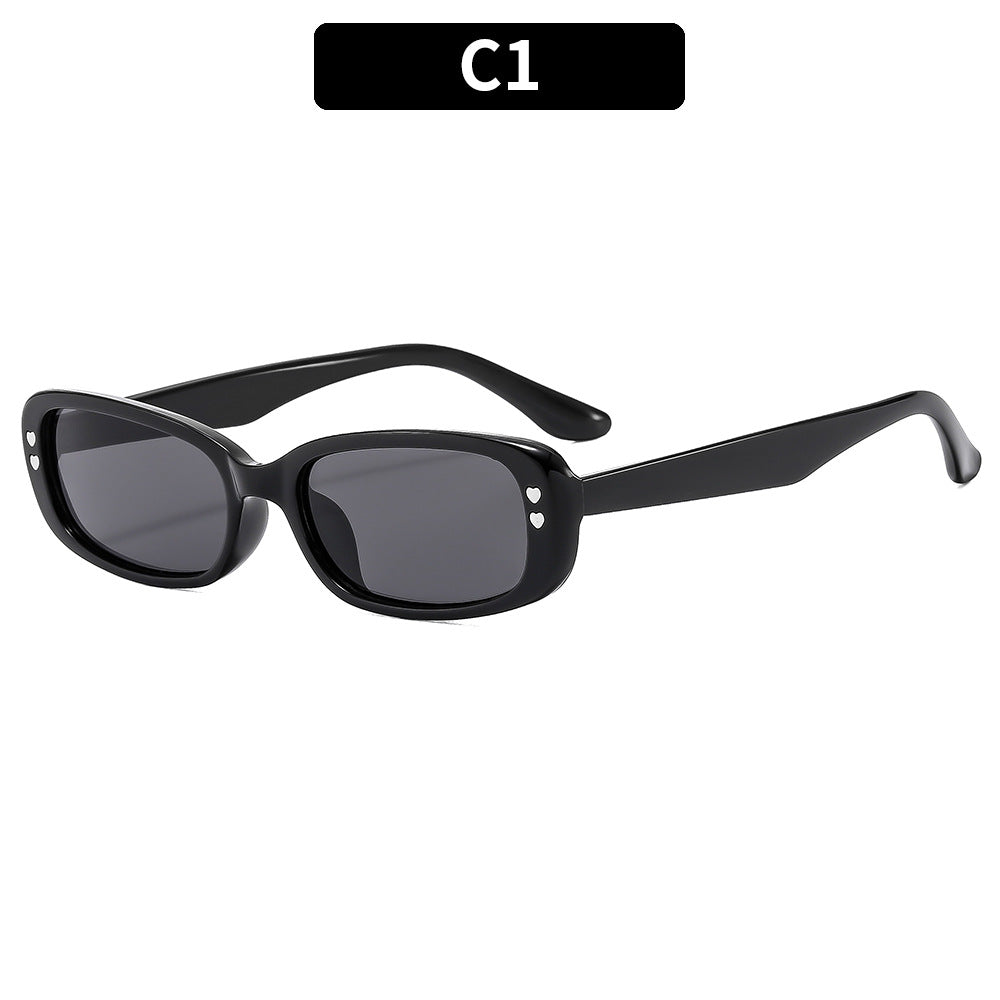 Classic Style Vintage-Inspired Square Frame Sunglasses