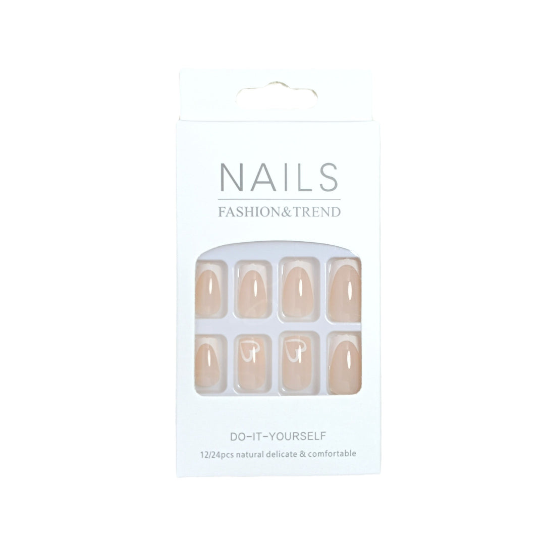 Artistic Heart Design Press-On Nails Stornfield