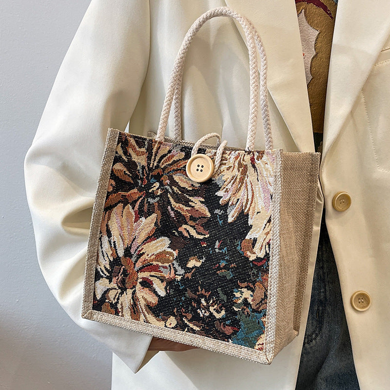 Decorative Floral Handbag