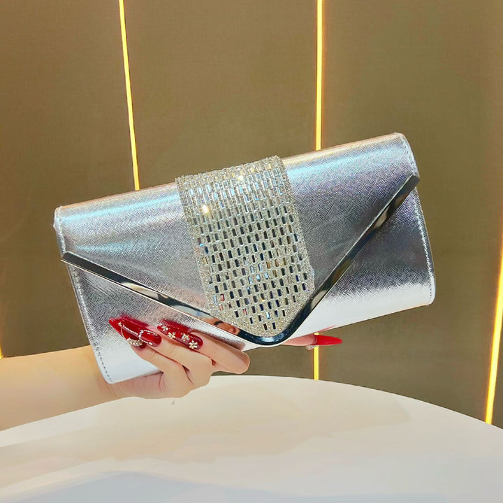 Elegant Metallic Clutch
