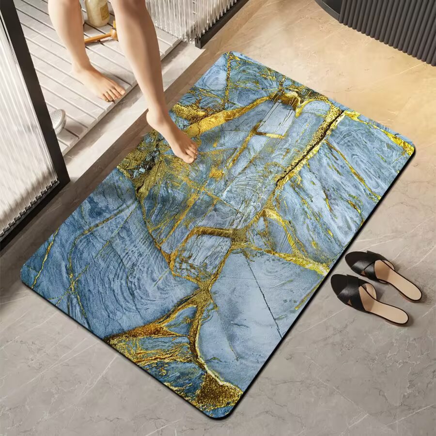 Luxurious Marble Finish Mat Stornfield