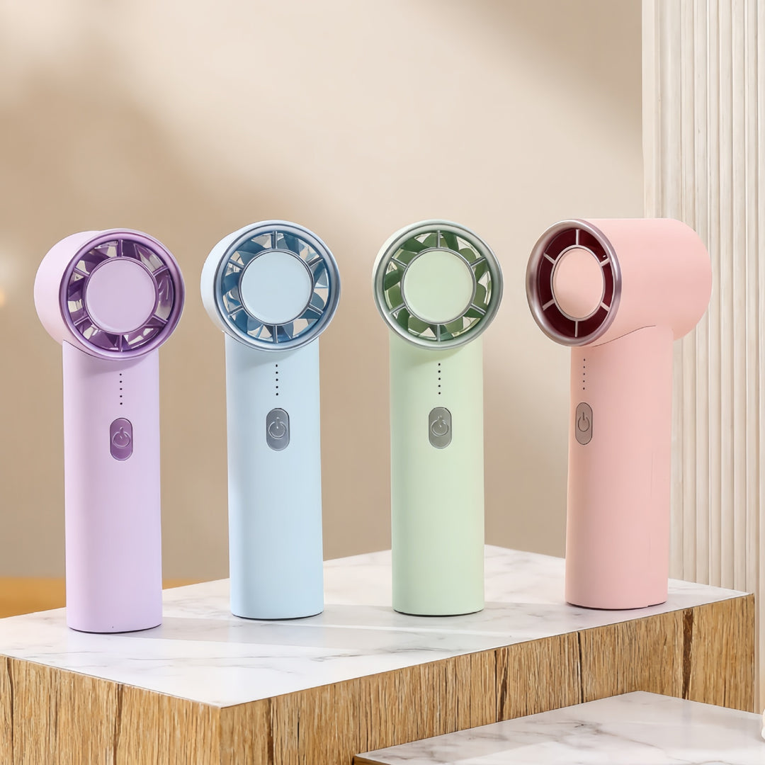 Women's Portable Handheld Fan with USB Charging Function and Flexible Design Stornfield