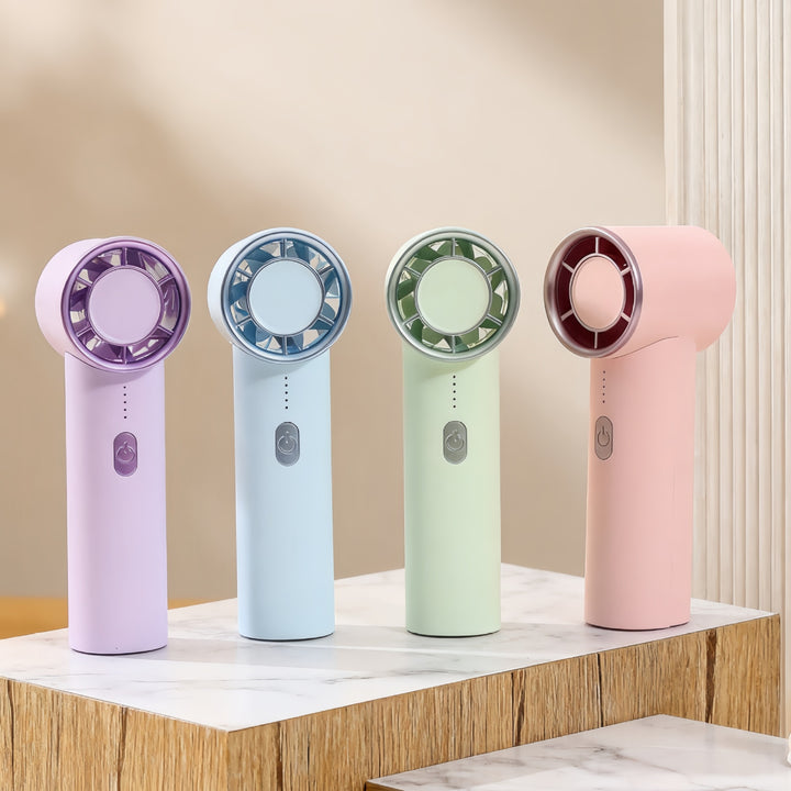 Women's Portable Handheld Fan with USB Charging Function and Flexible Design Stornfield