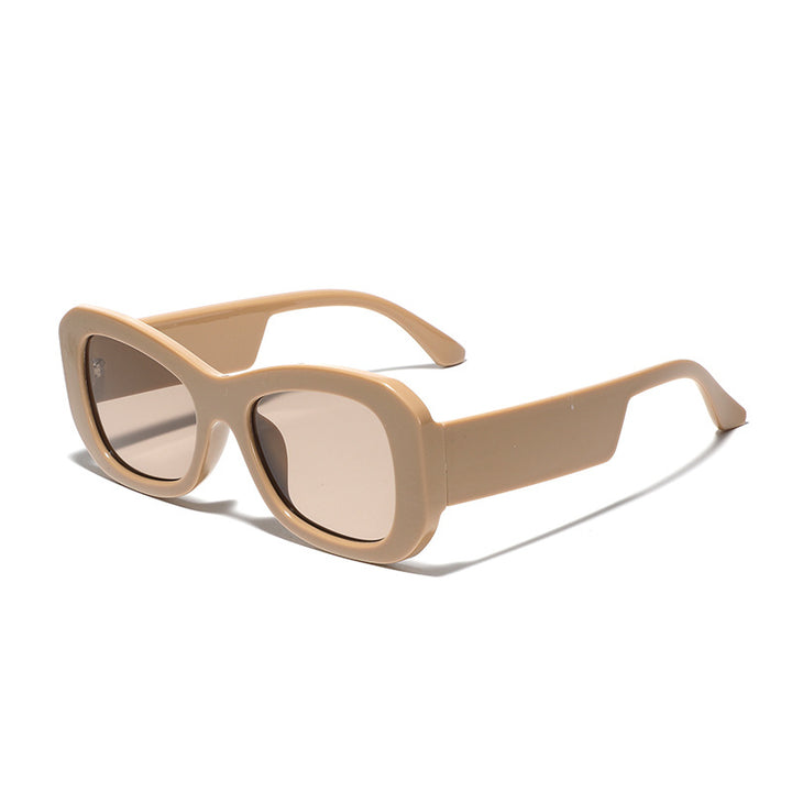 Women's modern square sunglasses with transparent frame Stornfield