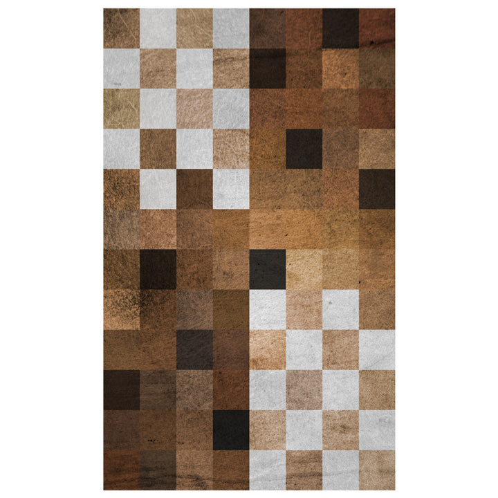 Textured Geometric Area Rug