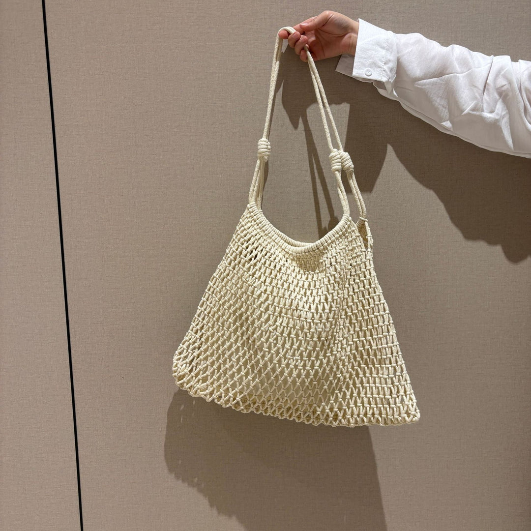 Hand-knotted shopping net bag Stornfield