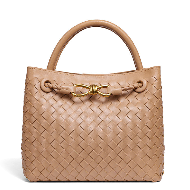 Woven Leather Tote Bag Stornfield