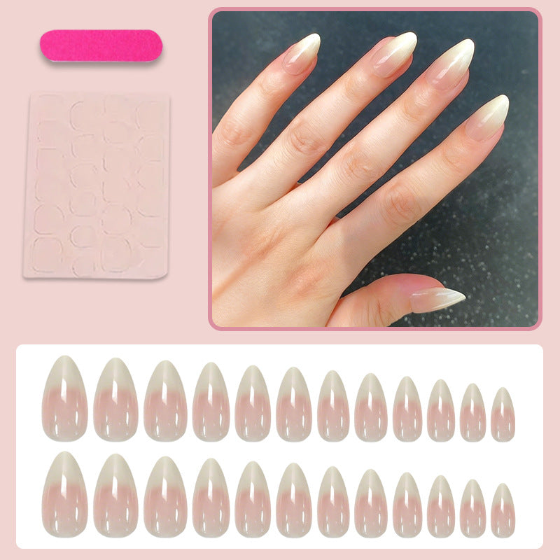Acrylic nails with elegant ombre design Stornfield